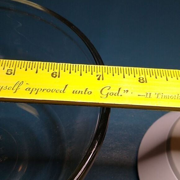 Anchor Hocking Clear Glass 1 QT and 1 1/2 QT Mixing Bowls Cottagecore - Picture 6 of 7